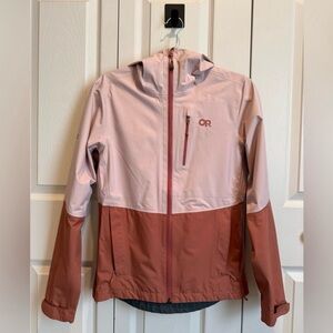 Outdoor Research Women's Two-Tone Pink and Brown (Sienna/Cinnamon) GORTEX Jacket